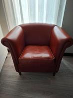 Vintage Leren Club Fauteuil, Huis en Inrichting, Fauteuils, Ophalen, Gebruikt, Vintage, 75 tot 100 cm