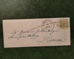 ITALIË - MODENA 1854 brief naar Livorno 15 cent Sa3, Ophalen of Verzenden, Brief