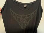 Yoek top zwart M = 46-48, Kleding | Dames, Grote Maten, Yoek, Zwart, Zo goed als nieuw, Shirt of Top