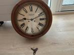 Prachtige houten klok, Huis en Inrichting, Woonaccessoires | Klokken, Ophalen, Wandklok