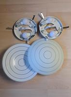 Twee plafondlampen, Huis en Inrichting, Ophalen, Zo goed als nieuw, Metaal of Aluminium
