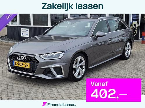 Audi A4 Avant 35 TFSI S edition ELEKTR TREKH NL-AUTO 1E EIGE, Auto's, Audi, Bedrijf, Lease, Financial lease, A4, ABS, Airbags