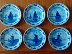 PORCELEYNE FLES MINI SCHAALTJES MOLENS BOTEN DELFTS BLAUW  6, Ophalen of Verzenden