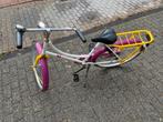 Fiets meisje roze, geel, wit, 24 inch, Ophalen of Verzenden, Gebruikt