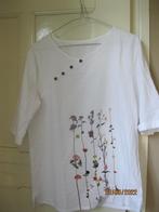 Didi bloemetjes t'shirt:mt 38, Maat 38/40 (M), Wit, Didi, Ophalen of Verzenden