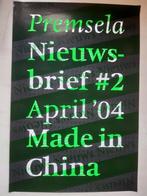 Premsela Nieuwsbrief  typografische Poster, Rechthoekig Staand, Ophalen of Verzenden, Zo goed als nieuw, A1 t/m A3