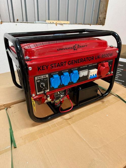 ‼️ Noodstroom benzine generator met elektrisch gestart ‼️, Doe-het-zelf en Verbouw, Gereedschap | Overige machines, Nieuw, Ophalen