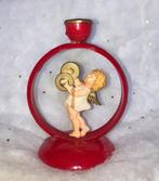 Antieke kerstversiering; kandelaal en candy container, Diversen, Kerst, Ophalen of Verzenden, Gebruikt