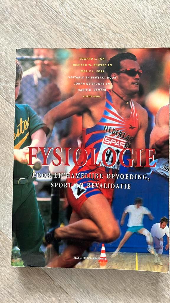 Fysiologie voor lichamelijke opvoeding, sport en revalidatie, Boeken, Wetenschap, Zo goed als nieuw, Ophalen of Verzenden