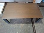 Salontafel. Wengee kleur. Stalen onderstel. 120x70x40, Huis en Inrichting, Ophalen, Gebruikt, 100 tot 150 cm, 50 tot 100 cm