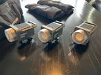 Set van 3 Amaran 200d LED-lampen + 2 Softboxen, Ophalen, Zo goed als nieuw, Video
