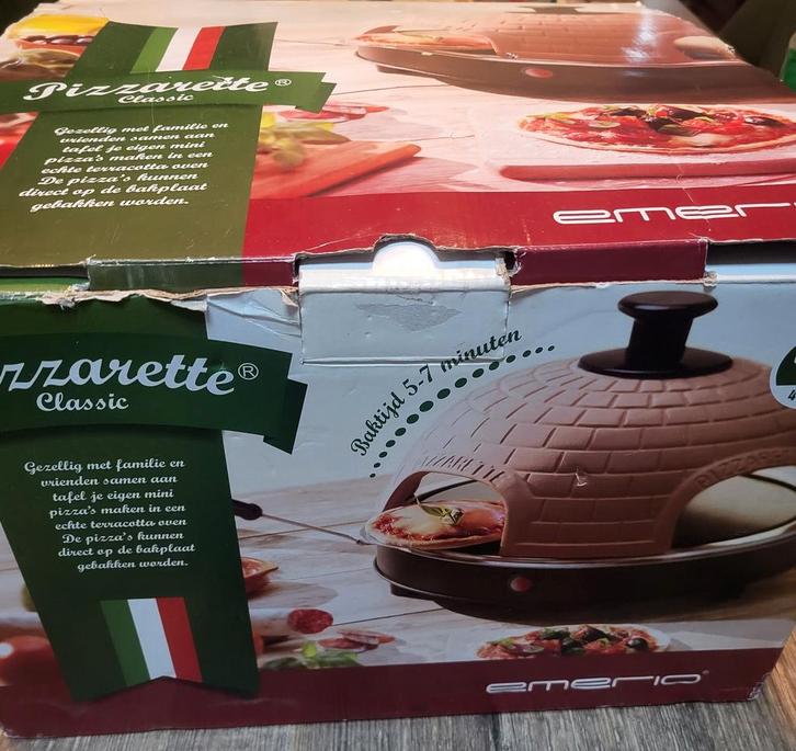 Pizzarette Classic - 4 personen, Witgoed en Apparatuur, Gourmetstellen, 4 t/m 7 personen, Ophalen of Verzenden