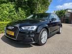 Audi A3 Sportback 40 e-tron Advance Sport Plug In Hybrid Aut, Gebruikt, 4 cilinders, Leder en Stof, Zwart