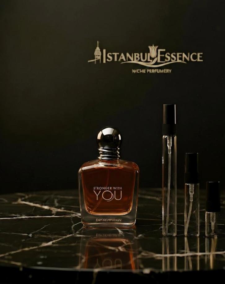 Emporio Armani Stronger With You edt sample, Sieraden, Tassen en Uiterlijk, Uiterlijk | Parfum, Zo goed als nieuw, Ophalen of Verzenden