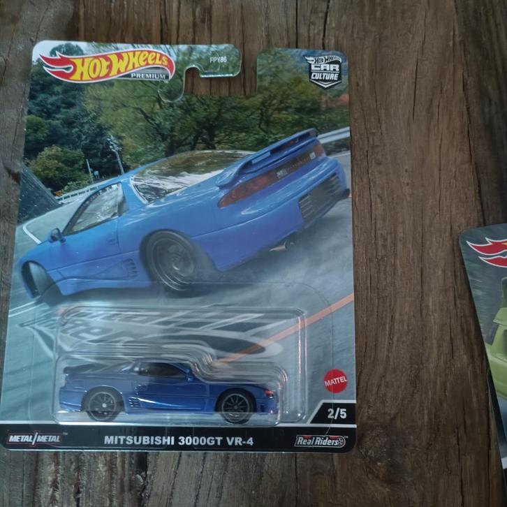Hot Wheels Japanese Mountain Drifters Mitsubishi 3000 GT VR-, Hobby en Vrije tijd, Modelauto's | Overige schalen, Zo goed als nieuw