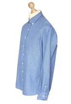 LOUISIANA gestreept overhemd, shirt, blauw/wit, Mt. M, Kleding | Heren, Overhemden, Blauw, Halswijdte 39/40 (M), Zo goed als nieuw