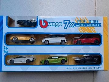 Bburago 7x Car Pack Special Edition 1:43 b Nissan Lamborghin beschikbaar voor biedingen