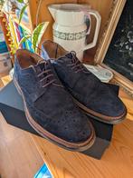 Floris van Bommel Moker 03.01 Suède Schoenen maat 7.5, Blauw, Floris van Bommel, Ophalen of Verzenden, Zo goed als nieuw
