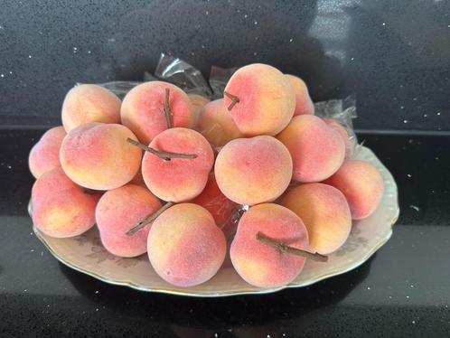 Dummy, Decoratie, Nep Fruit -  mini perziken, Hobby en Vrije tijd, Feestartikelen, Nieuw, Versiering, Overige, Ophalen of Verzenden