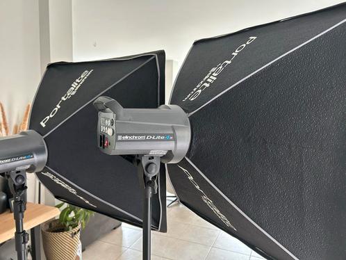 Elinchrom Portalite Complete Fotostudio Set, Audio, Tv en Foto, Fotografie | Fotostudio en Toebehoren, Gebruikt, Complete fotostudio