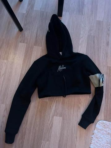 Zwarte Malelions cropped Hoodie XXS beschikbaar voor biedingen