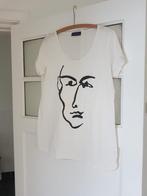 Uno duo nieuw oversized t-shirt met print gezicht, maat 40, Nieuw, Uno duo, Maat 42/44 (L), Ophalen of Verzenden