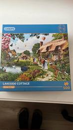Gibsons puzzel 500 st lakeside cottage, Ophalen of Verzenden, Zo goed als nieuw