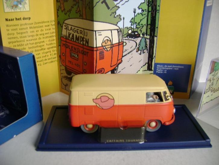 Kuifje auto Nr.032A De VW combi, Verzamelen, Stripfiguren, Zo goed als nieuw, Overige typen, Kuifje, Ophalen of Verzenden