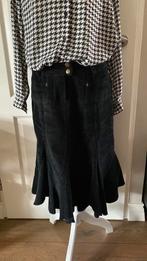 Rok Gipsy style Zwart Rib Mast 42, Kleding | Dames, Rokken, Ophalen, Zwart, Maat 42/44 (L), Zo goed als nieuw