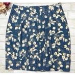 Boden Limited Edition ROK s Zijde Blauwe Dandelion Plooirok, Blauw, Ophalen of Verzenden, Zo goed als nieuw, H