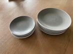 Dinerbord en ontbijtbord Ikea Oslo grijs, Huis en Inrichting, Ophalen, Gebruikt, Bord(en), Overige stijlen