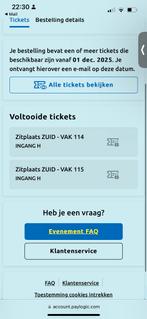 Ik heb 3 tickets voor mega piraten festijn., Twee personen, December