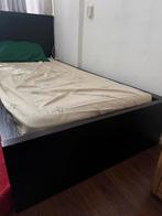 Bed met lattenbodem MALM Ikea, Huis en Inrichting, Ophalen, 90 cm, Eenpersoons, Zwart