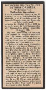 Petrus Daniëls 1857 Bladel + 1935 Bladel, 77 jaar oud, Verzamelen, Verzenden