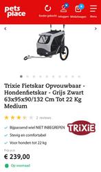 Trixie Hondenfietskar - Opvouwbaar, Fietsen en Brommers, Fietsaccessoires | Aanhangers en Karren, Trixie, Opvouwbaar, 20 tot 40 kg