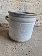 Antieke grote bloembak zink, Ophalen of Verzenden