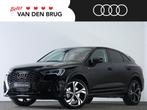 Audi Q3 Sportback S-line 45 TFSI e 245pk | Black Optiek | Ad, Gebruikt, Leder en Stof, Zwart, Hybride Elektrisch/Benzine