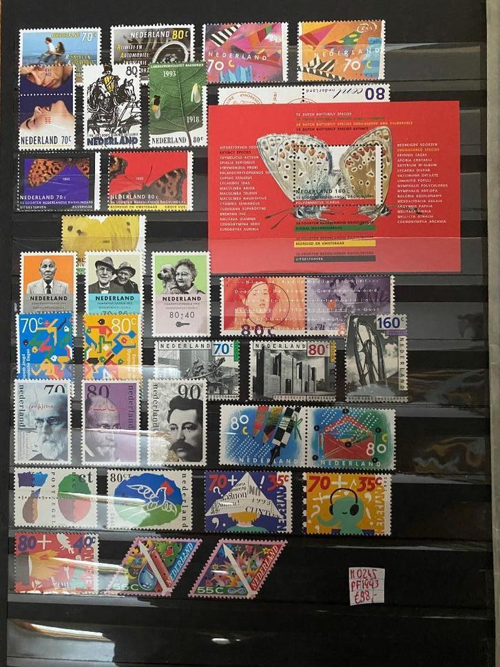 Nederland 1993 postzegels postfris compleet, Postzegels en Munten, Postzegels | Nederland, Postfris, Na 1940, Verzenden