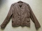 Bruin pu leren jasje maat L, Kleding | Dames, Bruin, Maat 42/44 (L), Ophalen of Verzenden, Zo goed als nieuw