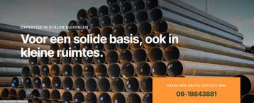 ️ Schroefpalen Holland, ook dé specialist in buispalen beschikbaar voor biedingen