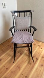 Houten schommelstoel, Huis en Inrichting, Stoelen, Ophalen, Gebruikt, Zwart, Eén