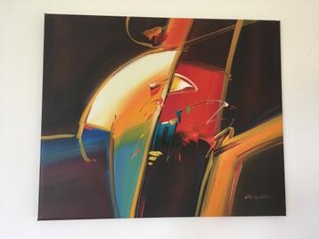 A160 Nancy van Hussen - Mooi abstract schilderij beschikbaar voor biedingen