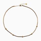 45cm Vossenstaart Ketting Dames Stalen Goudkleur Choker, Overige materialen, Verstelbaar, Birgitta-Gracht 33, 6465 EL Kerkrade, Nederland