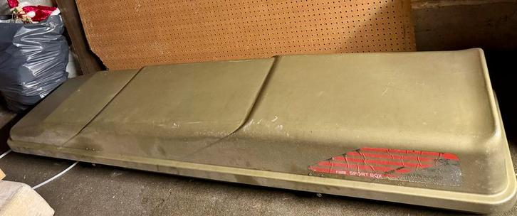 Dakkoffer - 4 ski's + bagage, Auto diversen, Dakkoffers, Gebruikt, Ophalen