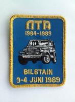 NTA jeep Bilstain 1989 patch badge opnaai embleem, Nieuw, Auto's, Verzenden