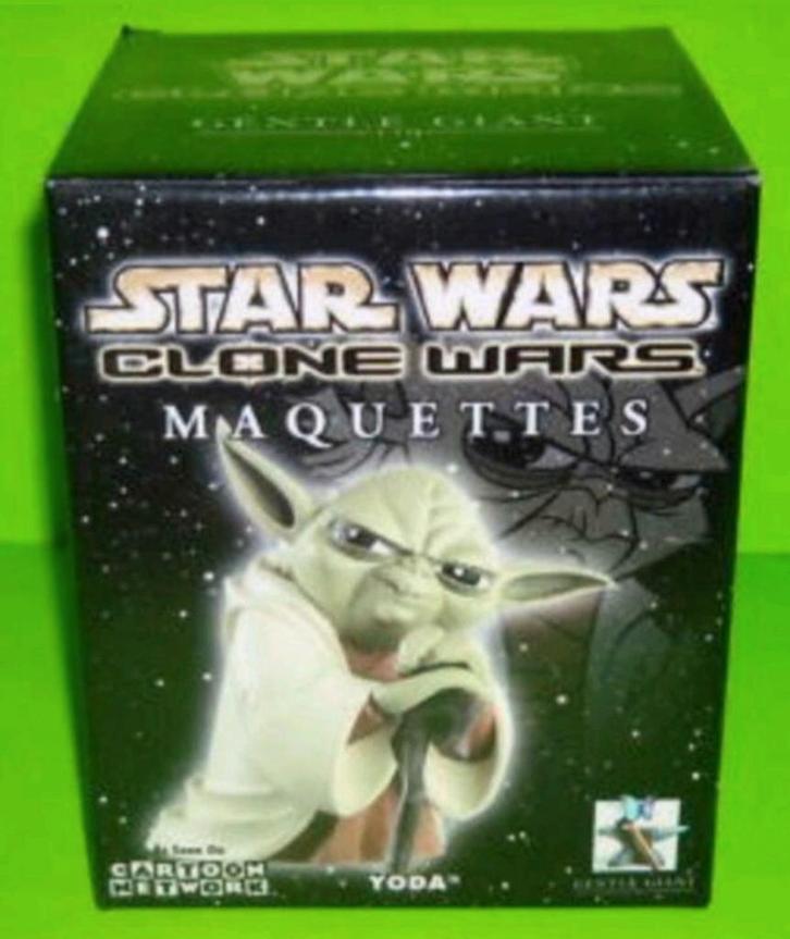Star Wars Clone Wars Yoda beeld Gentle Giant beeld limited, Verzamelen, Star Wars, Nieuw, Beeldje of Buste, Ophalen