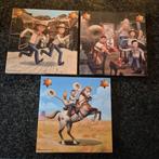 Suske en Wiske De texasrakkers prent op canvas, Ophalen of Verzenden, Zo goed als nieuw, Overige onderwerpen, Prent