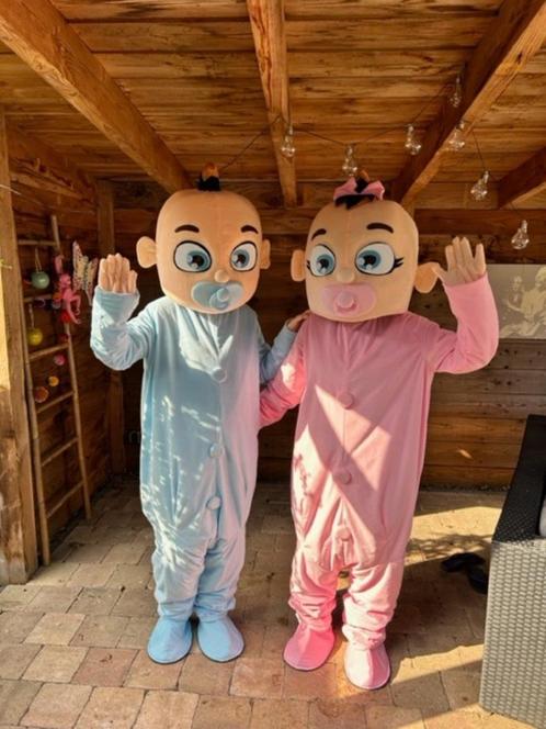 babyshower ? gender reveal party ? leuke baby kostuums, Hobby en Vrije tijd, Feestartikelen | Verhuur, Zo goed als nieuw, Geboorte of Huwelijk