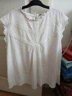 Broderie Blouse Maat L, Maat 38/40 (M), Wit, Ophalen of Verzenden, Zo goed als nieuw