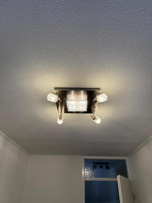 Plafondspots 5 stuks, inclusief 23x G9 lampjes, Huis en Inrichting, Lampen | Spots, Zo goed als nieuw, Ophalen